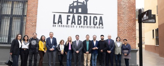 El Alcalde Salomón Aguado y la Consejera Rocío Albert visitan La Fábrica de Innovación y Emprendimiento de Pinto